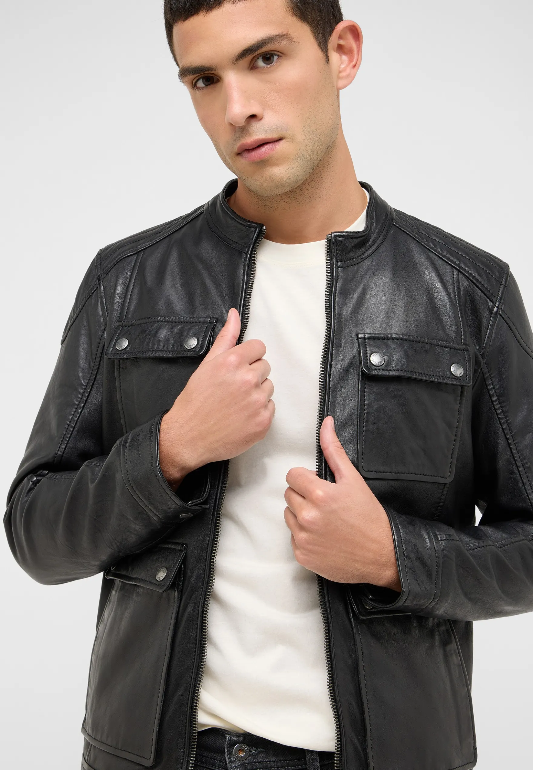 Jacke Style Biker Jacket