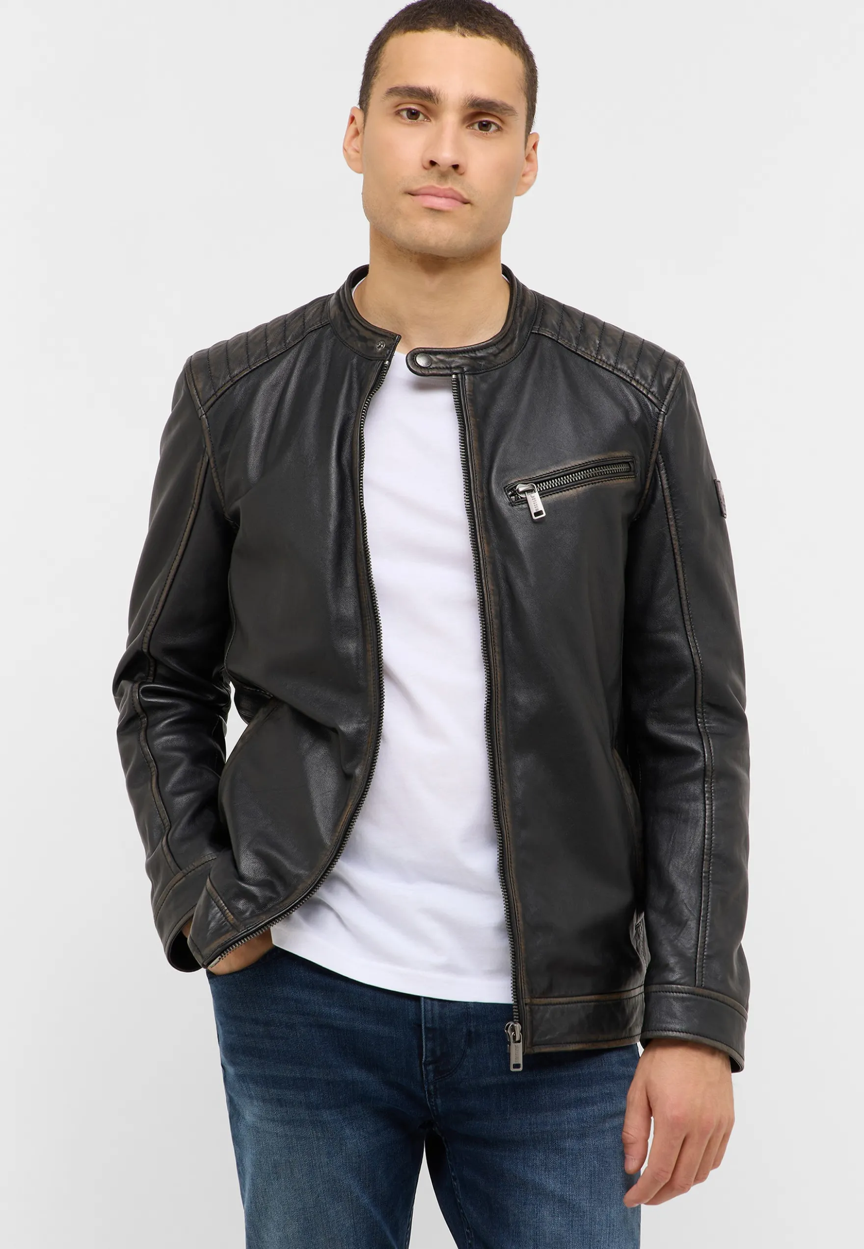 Jacke Style Biker Jacket