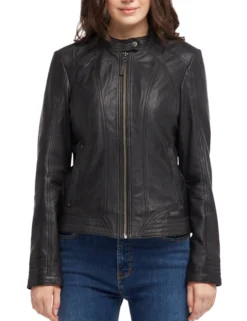 Jacke Style Lederjacke