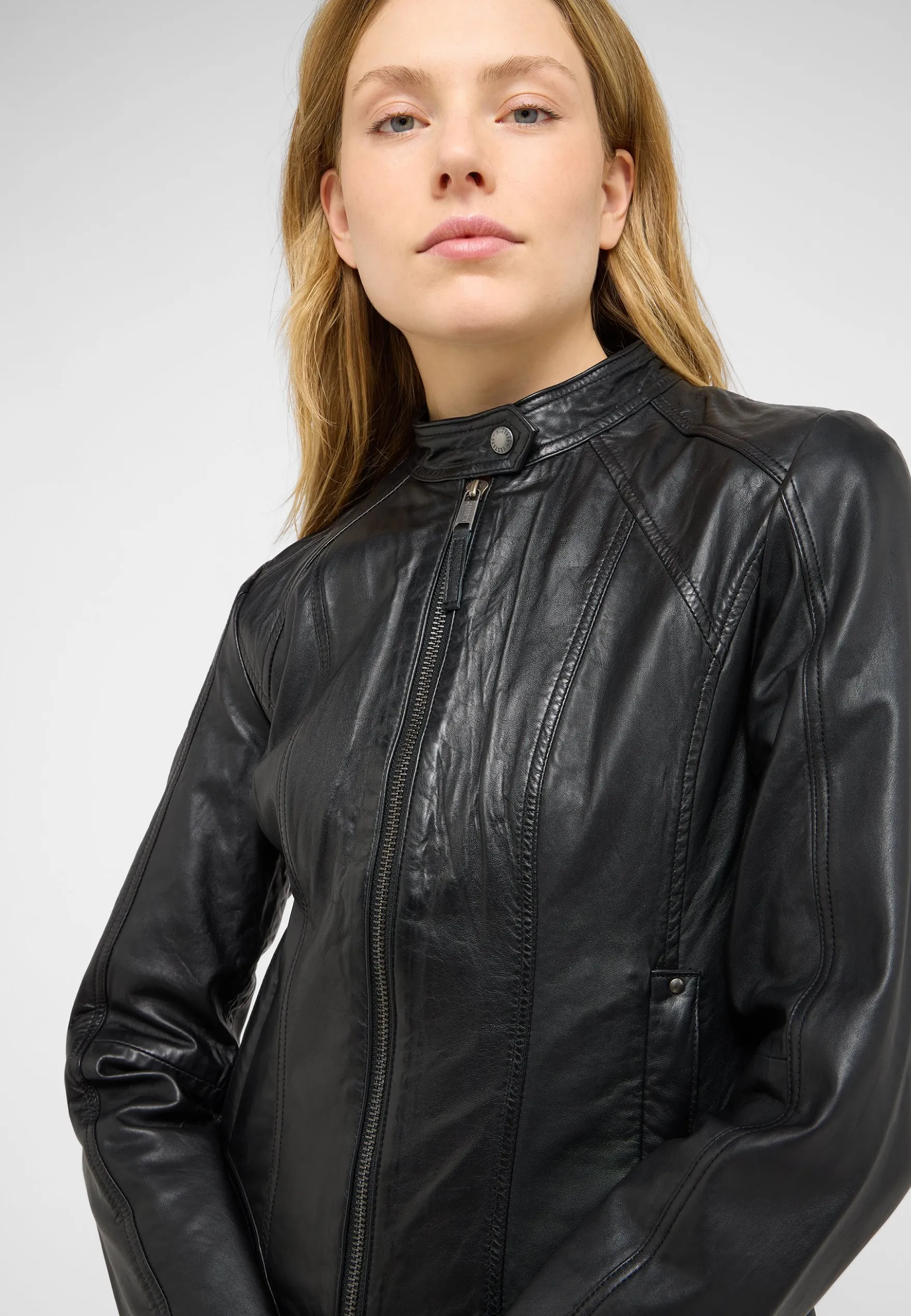 Jacke Style Lederjacke