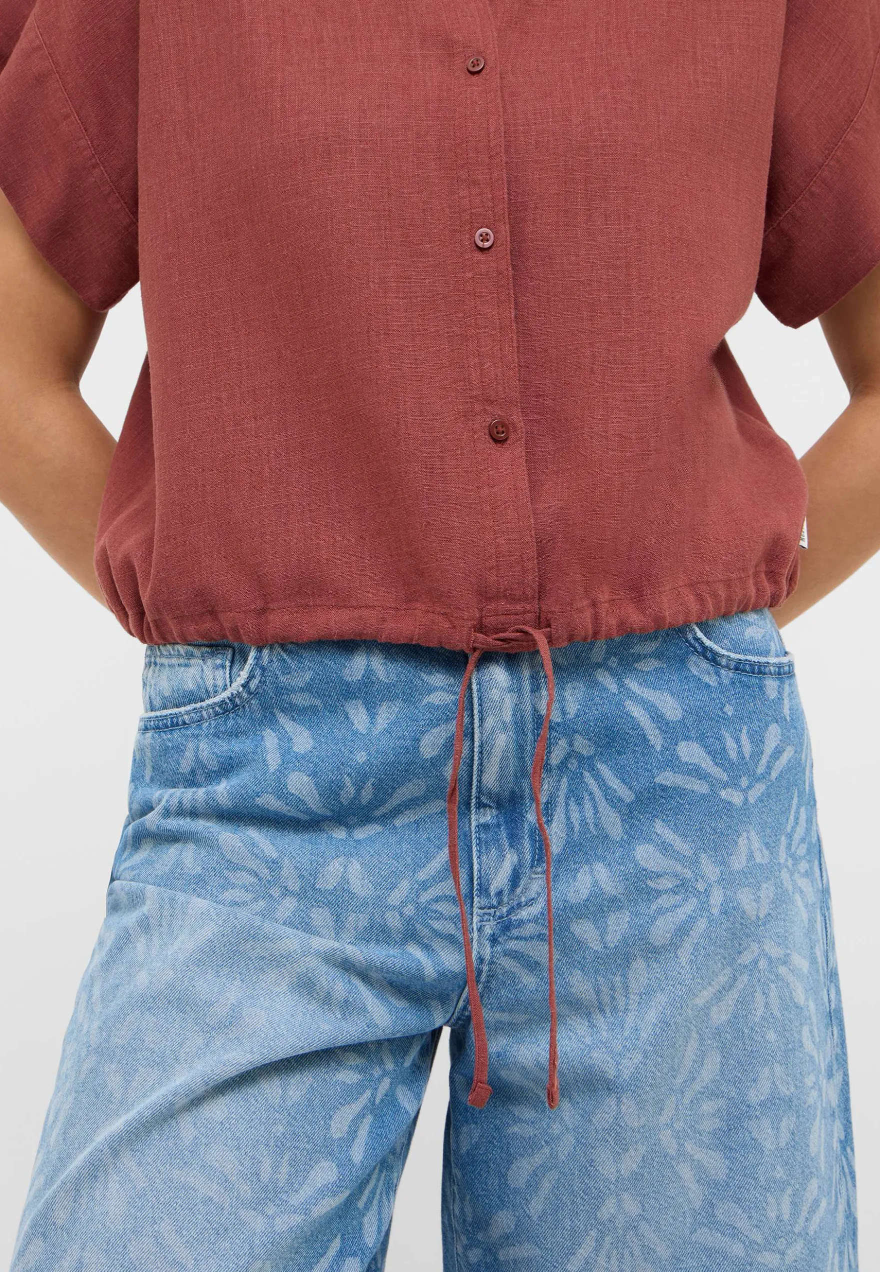 Kurzarmbluse Style Muce Short Sleeve