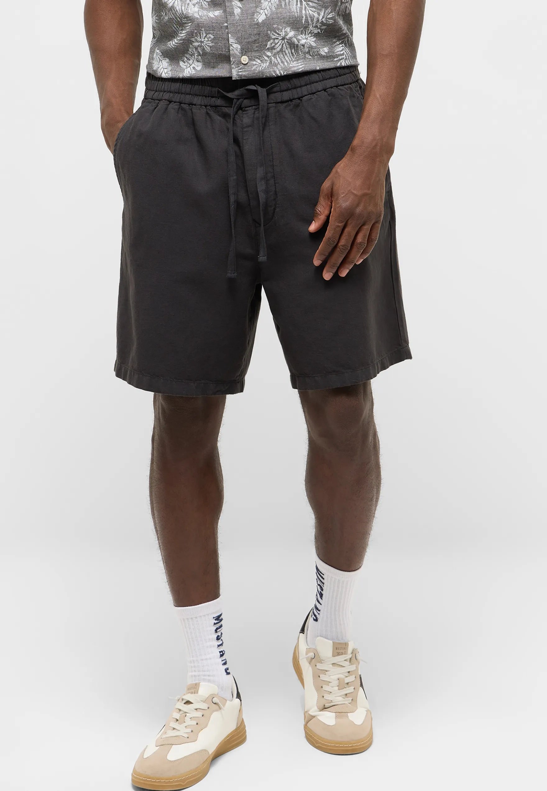 Short Style Linen Jogger Shorts