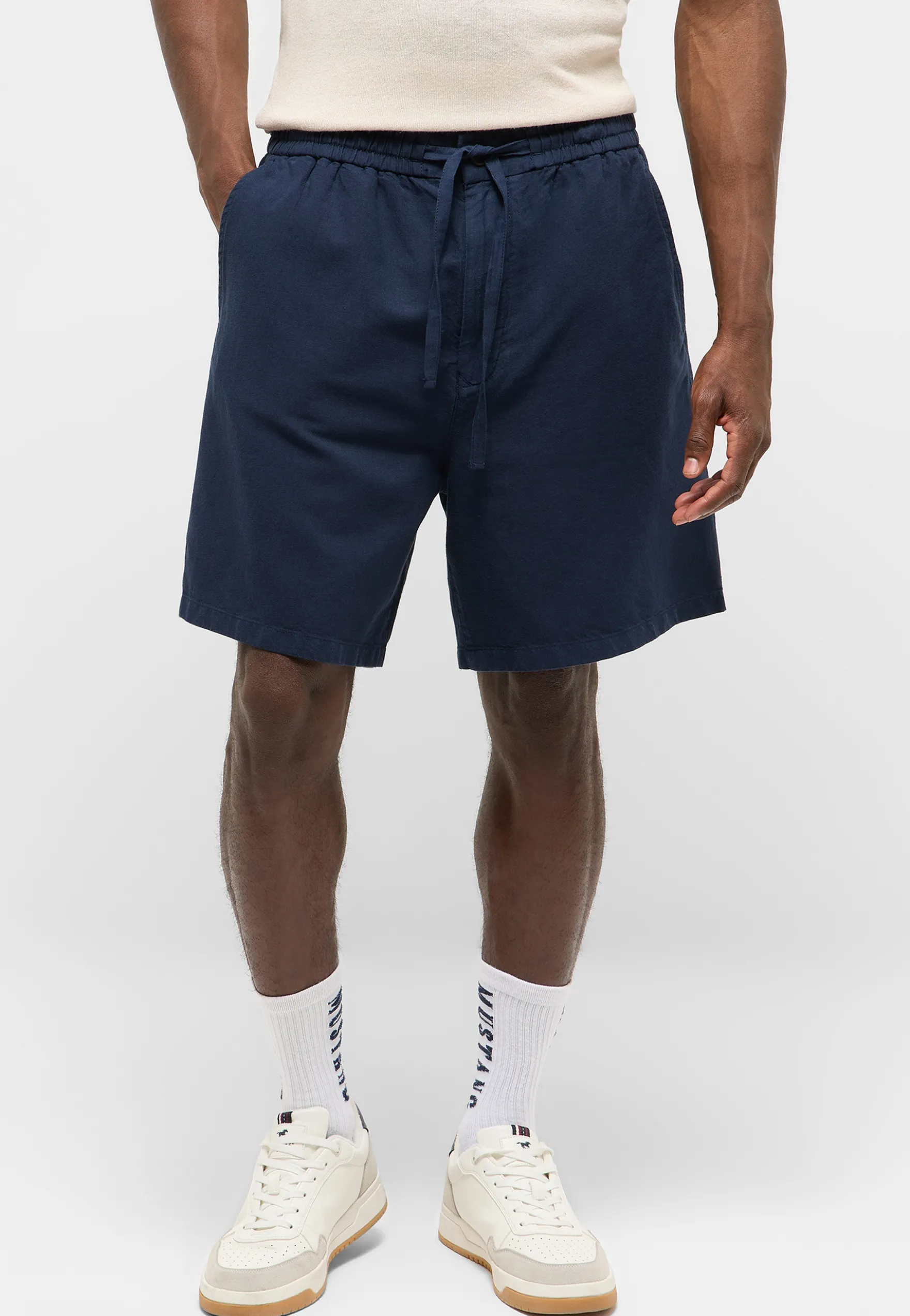 Short Style Linen Jogger Shorts