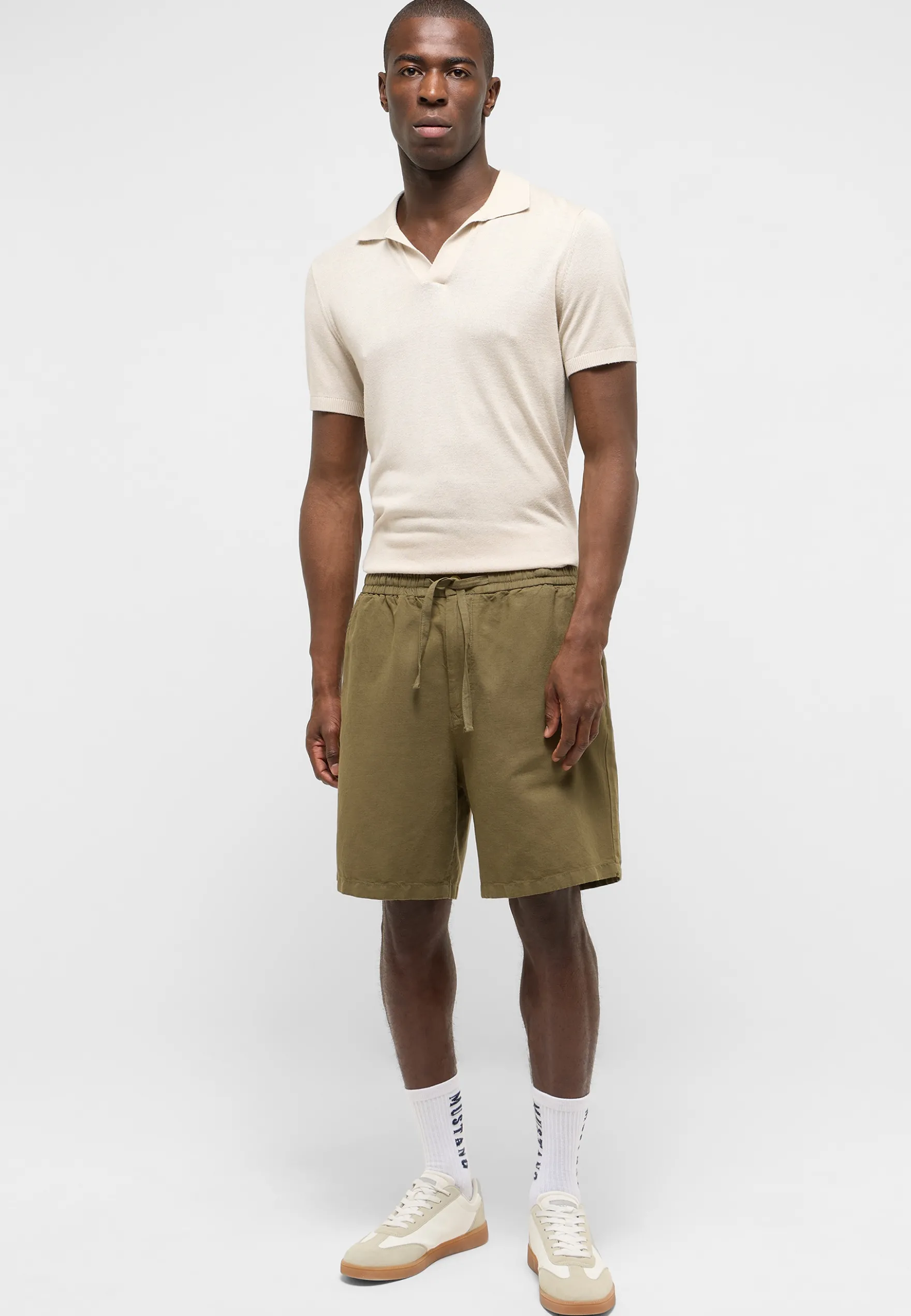 Short Style Linen Jogger Shorts