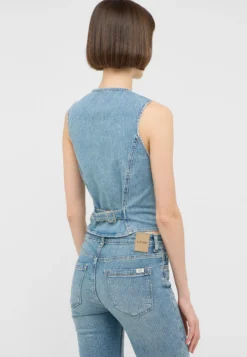 Weste Style Tull Denim Vest